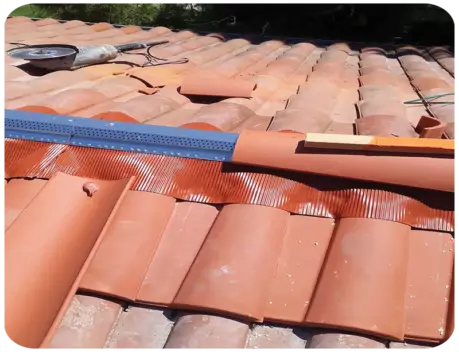 Réparation de faîtage couvreur Barbezieux-Saint-Hilaire